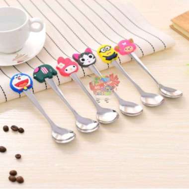 Sendok Teh Karakter / Sendok Kecil Karakter / Sendok Kecil Lucu Imut / Tea Spoon Mini Random