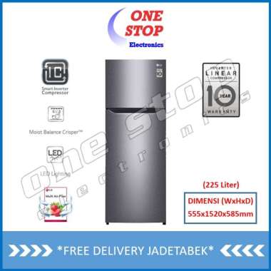 Kulkas Lg 2 Pintu Inverter Harga Desember 2020 Blibli