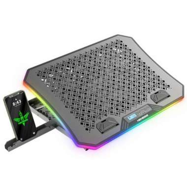 Cooling pad Laptop Gaming NYK X8 ARTEMIS RGB Fan cooler Notebook