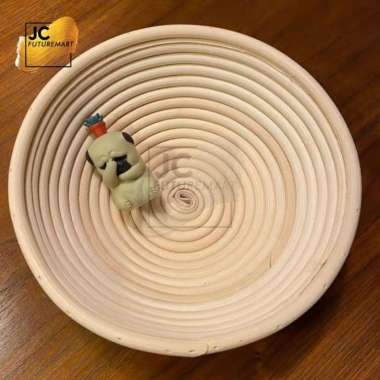 BANNETON ROTI BULAT ROTAN / RATTAN BASKET PROOFING DOUGH ROUND - Diame 20 CM