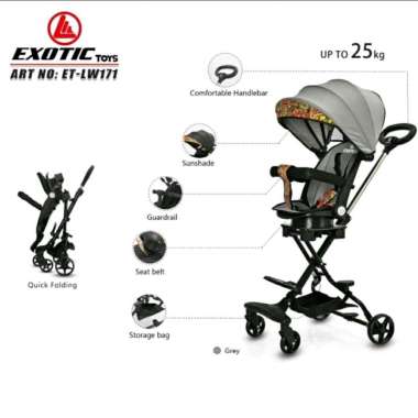 Magic Stroller Exotic LW171 Baby Stroller LW 171 Kereta Dorong Bayi Bisa Rebah LW-171