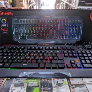 keyboard gaming gamen gk100 rainbow