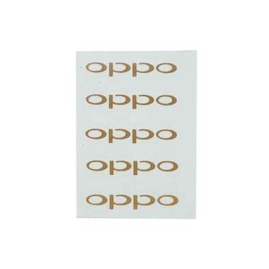 Sticker HP Cutting Vinyl Oppo versi lama Set of 5 pcs Bronze
