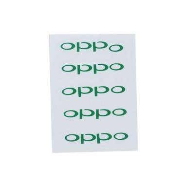Sticker HP Cutting Vinyl Oppo versi lama Set of 5 pcs Hijau