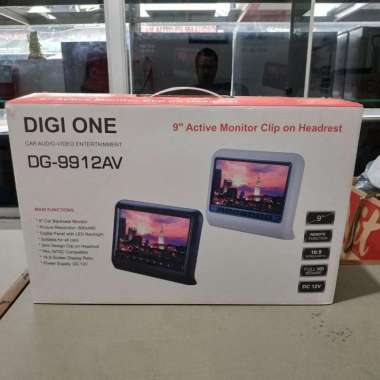 Headrest enigma digione dg9912 - headrest clip on 9 inch - monitor