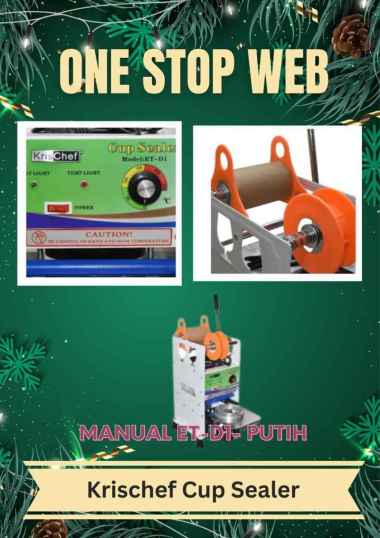 Krischef Cup Sealer Manual Et-d1- Putih
