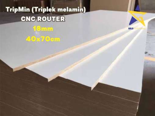 Triplek Melamin Putih Doff 18Mm Uk. 40X70Cm Multicolor
