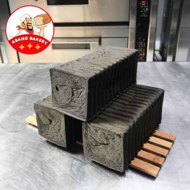 Abang Bakery Roti Hitam Bandung Premium Kasino Charcoal Ropang Tawar