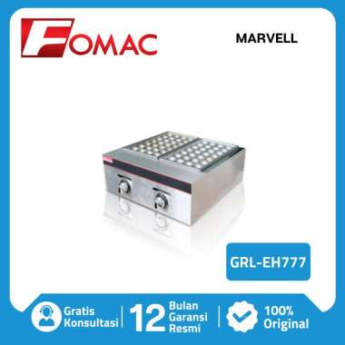 FOMAC GAS GRIDDLE TAKOYAKI GRL-EH777 MESIN PEMBUAT TAKOYAKI GAS 56 LUBANG ORIGINAL GARANSI RESMI