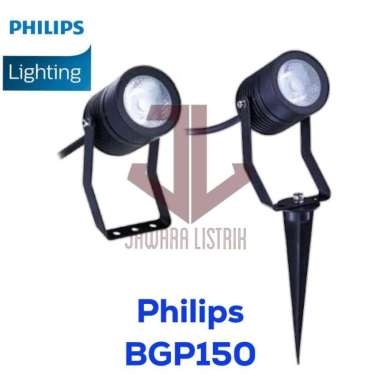 LAMPU LED PHILIPS BGP 150 3W 3 WATT LED SOROT TAMAN TANCAP DAN TEMBOK Kuning