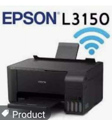 EPSON L3150 - Print Scan Copy- Sudah Infus- Ada Wifi - GARANSI RESMI Black