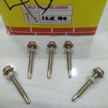 baut sds baut drilling 12x40mm baut rangka baja