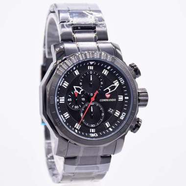 Jam Tangan Pria Commando 7006MB Original Garansi Resmi