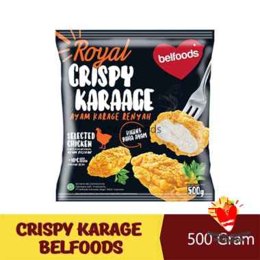 Promo Harga Belfoods Royal Nugget Crispy Karaage 500 gr - Blibli