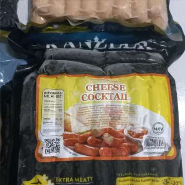 Sosis kanzler Sosis keju kanzler Sosis ayam keju Cheese cocktail Kanzler 500g