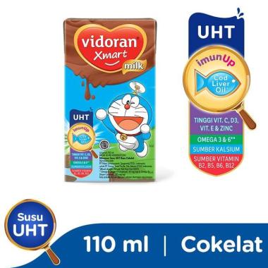 Promo Harga Vidoran Kids Milk UHT Coklat 115 ml - Blibli