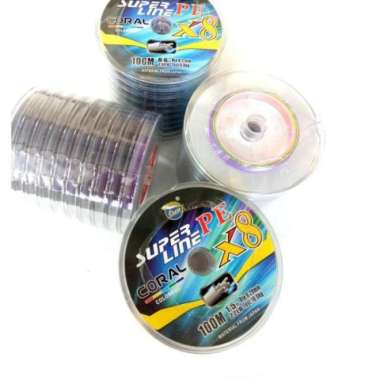 SENAR PE X8 ORCA CORAL CONNECTING MULTI COLOUR 100M PE 0.6-3.0 - Multi, PE 0.6 PE 5.0 Multi