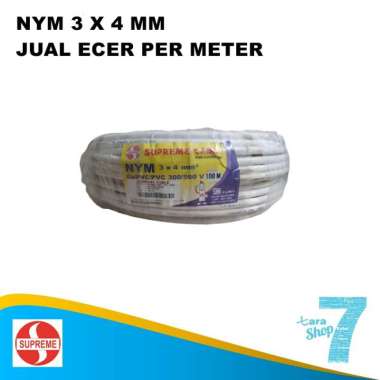 KABEL NYM 3 X 4 MM merk SUPREME - 7190077