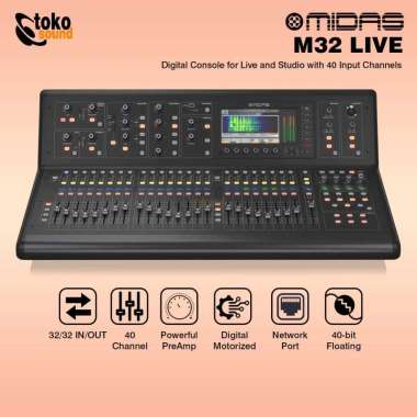 Midas M32 LIVE 40 Channel Digital Mixer