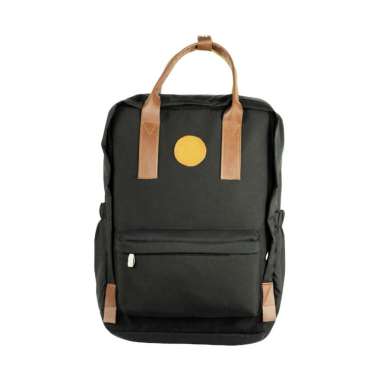 Tas Sekolah SMA - Tas Laptop Tas Ransel Backpack Wanita Ala Korea HITAM