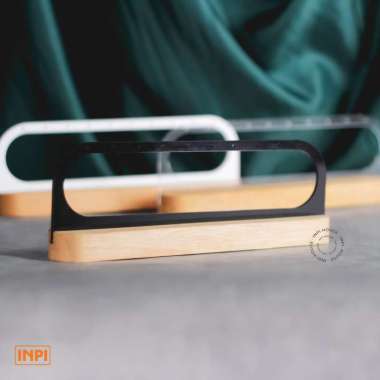 Stand Holder Display Anting Gantung Pendek - INPI House hitam