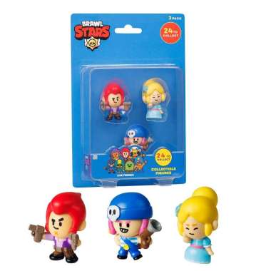 Mainan Mini Action Figure Brawl Stars Figures 3 Pack Asst C PIBRW2020