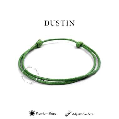 Emrys DUSTIN FULL COLOR Simple Bracelet Gelang Couple pria wanita termurah GREEN