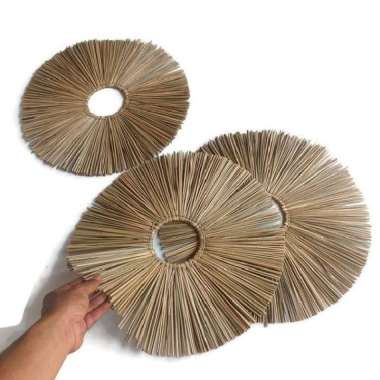 Wall decor hiasan dinding anyaman mendong / dekorasi dinding anyaman