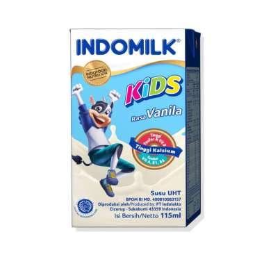 Promo Harga Indomilk Susu UHT Kids Vanila 115 ml - Blibli