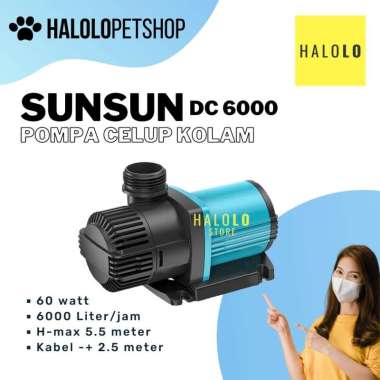 Pompa Celup Kolam DC 6000 Liter SUNSUN PUMPA