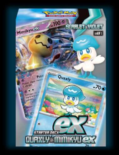 Pokemon TCG Starter Deck SVAW Quaxly & Mimikyu Ex