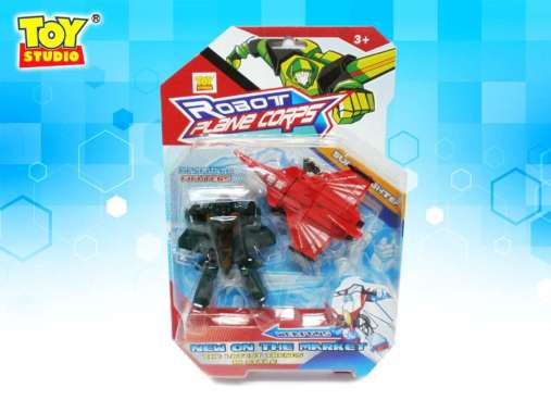 Toy Studio Mainan Robot Transformer Pesawat Tempur