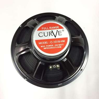 Speaker CURVE 10 Inch Full Range C 1018 HW Hitam