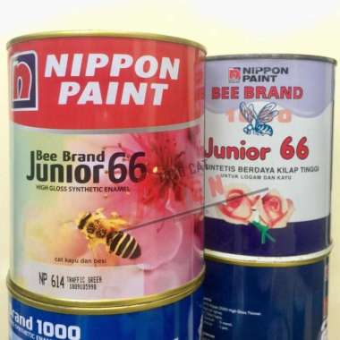 NIPPON PAINT BEE BRAND JUNIOR 66 0.94L / CAT KAYU DAN BESI RESIN ALKYD