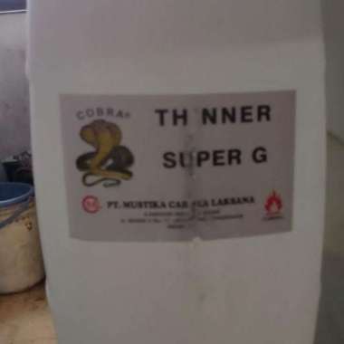 THINNER COBRA SUPER G 1 JERIGEN 20 LITER / THINNER ND