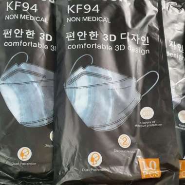 masker kf94 4 ply evo 3D mouson gradasi sachet isi 10 pcs