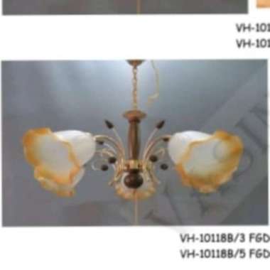 Lampu Hias Gantung Plafon Minimalis Kaca Cabang 3/5 VH10118B/5