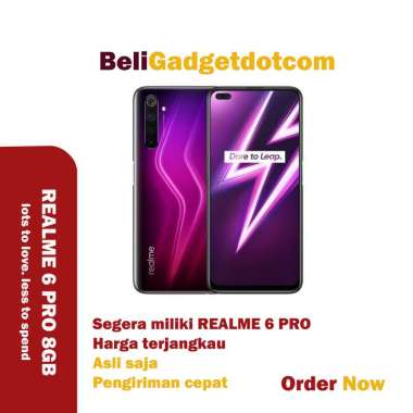 REALME 6 PRO 8/128GB LIGHTNING - RESMI RED