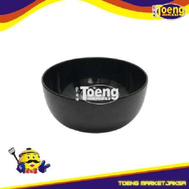MANGKOK ISIT 7 inch BLACK SRITHAI VANDA MELAMINE