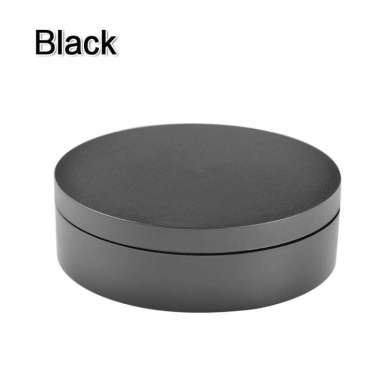 Turntable Tempat Foto Produk Berputar 360 Display Turn Table Studio Hitam
