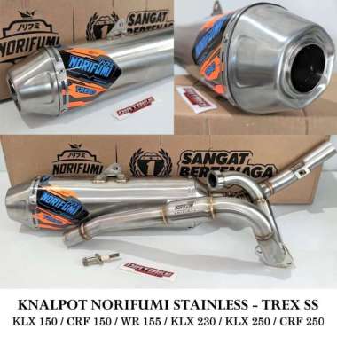 KNALPOT NORIFUMI TREX SS KLX 230 CRF KLX DT 150 WR 155 CRF 250 RALLY CRF 250 RALLY