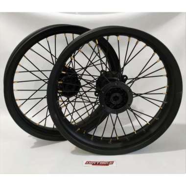 VELG SUPERMOTO SET RING 17 KLX DTRACKER 150 UKURAN 300 350 17