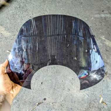visor Fazio 125 plus bracket - windshield motor variasi Riben