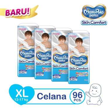 Promo Harga Mamy Poko Pants Skin Comfort XL24 24 pcs - Blibli