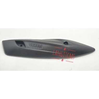 CMS Tutup Knalpot Tameng MK Pelindung Cover Knalpot Mio J Fino Hitam