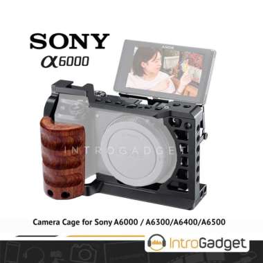 CAGE RIG SONY A6000 A6300 A6400 A6500 WOODEN SMALLRIG UURIG ANDOER Wooden