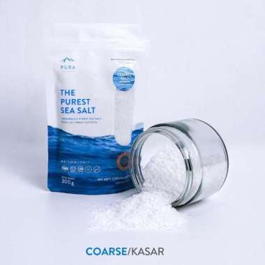 Pura sea salt / Garam laut natural kasar / halus kasar