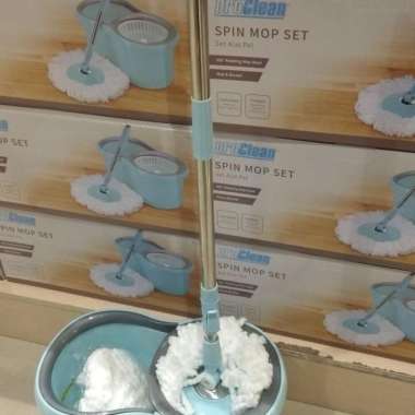 spin mop set / alat pel rumah tangga