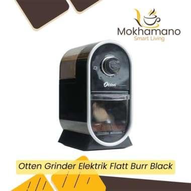 Otten Electric Capsule Coffee Grinder / Gilingan Kopi Flat Burr Black