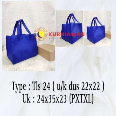 Tas Spundbond TLS 24 Press Box Kue/Dus Kotak Nasi 22X22 merah